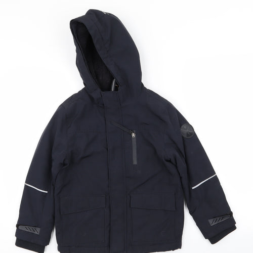 F&F Boys Blue   Basic Coat Coat Size 6-7 Years