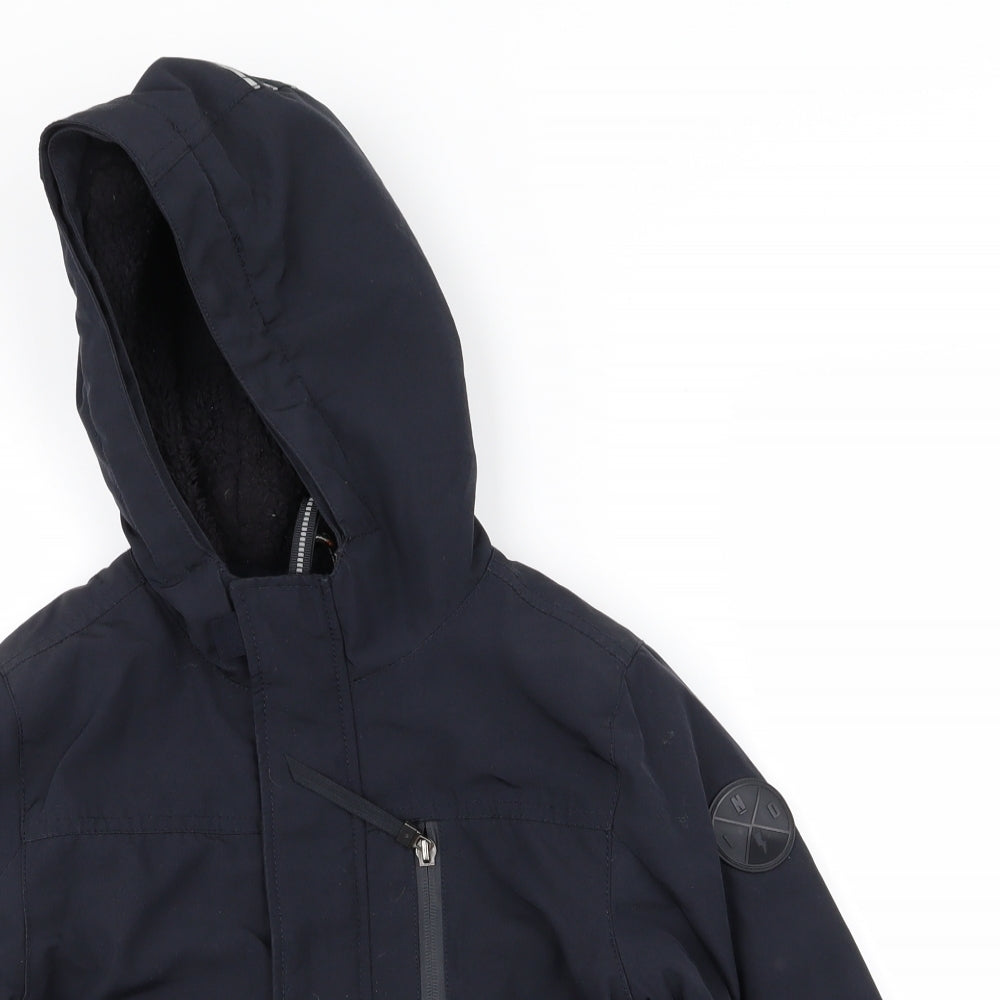 F&F Boys Blue   Basic Coat Coat Size 6-7 Years