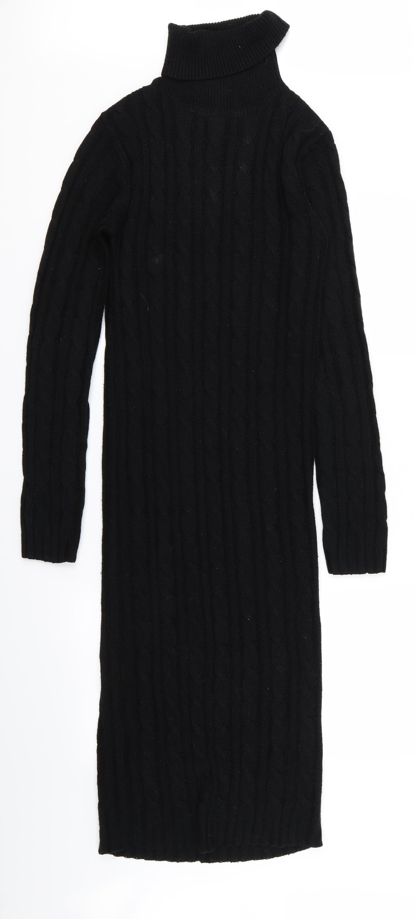 Brave Soul Womens Black   Jumper Dress  Size 8