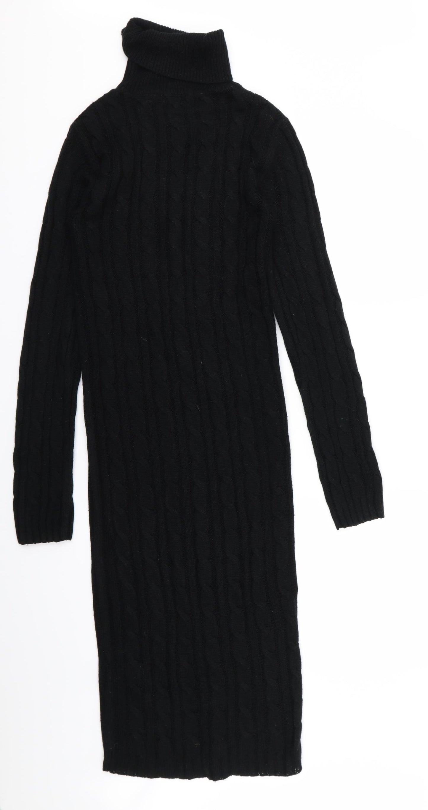 Brave Soul Womens Black   Jumper Dress  Size 8
