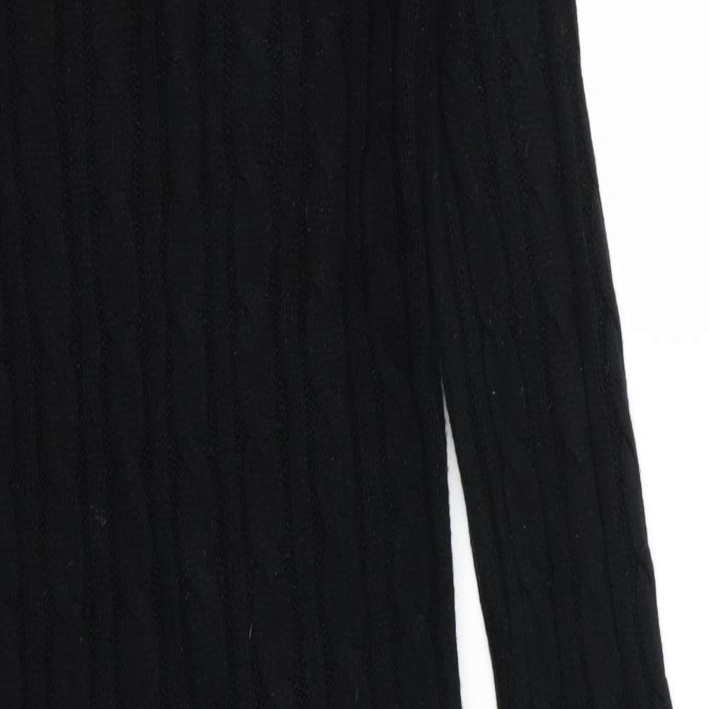 Brave Soul Womens Black   Jumper Dress  Size 8