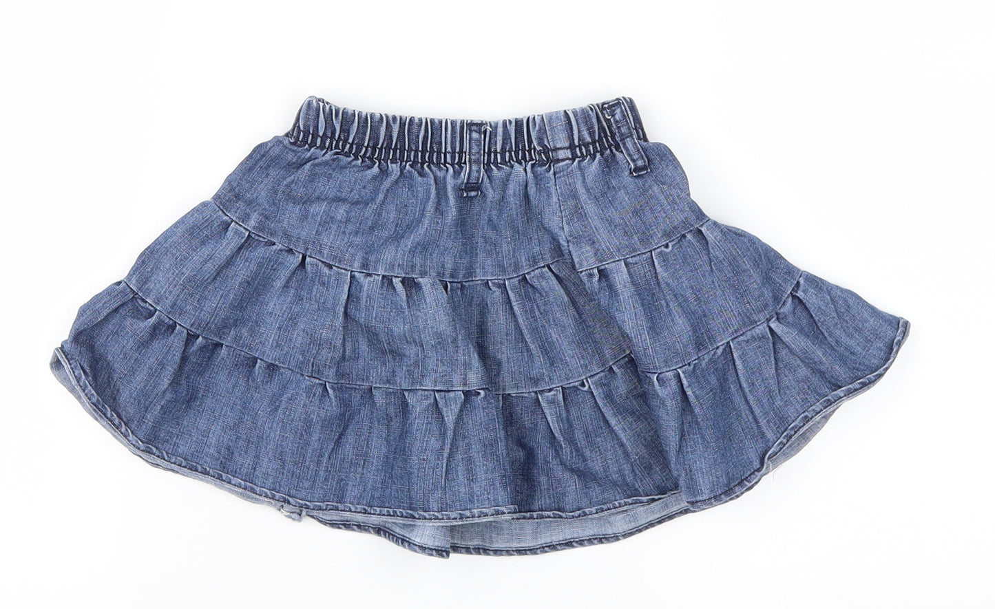 Preworn Girls Blue   Flare Skirt Size 24 Months