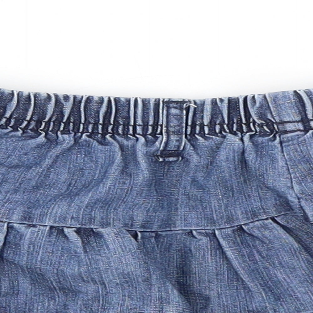 Preworn Girls Blue   Flare Skirt Size 24 Months
