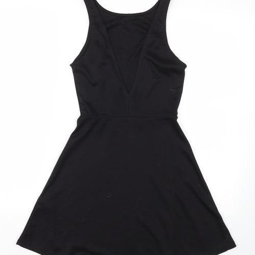 H&M Womens Black   Fit & Flare  Size 4