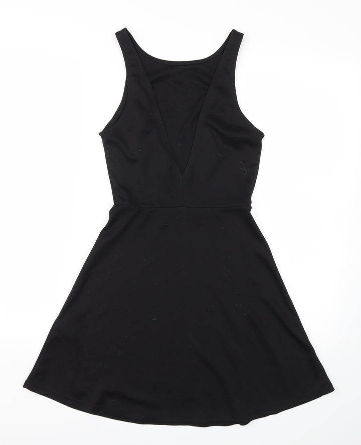 H&M Womens Black Fit & Flare Size 4