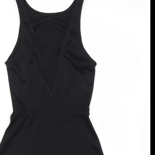 H&M Womens Black   Fit & Flare  Size 4