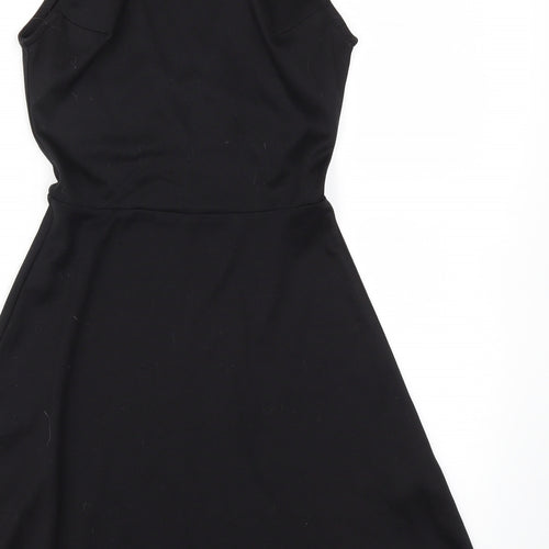 H&M Womens Black   Fit & Flare  Size 4