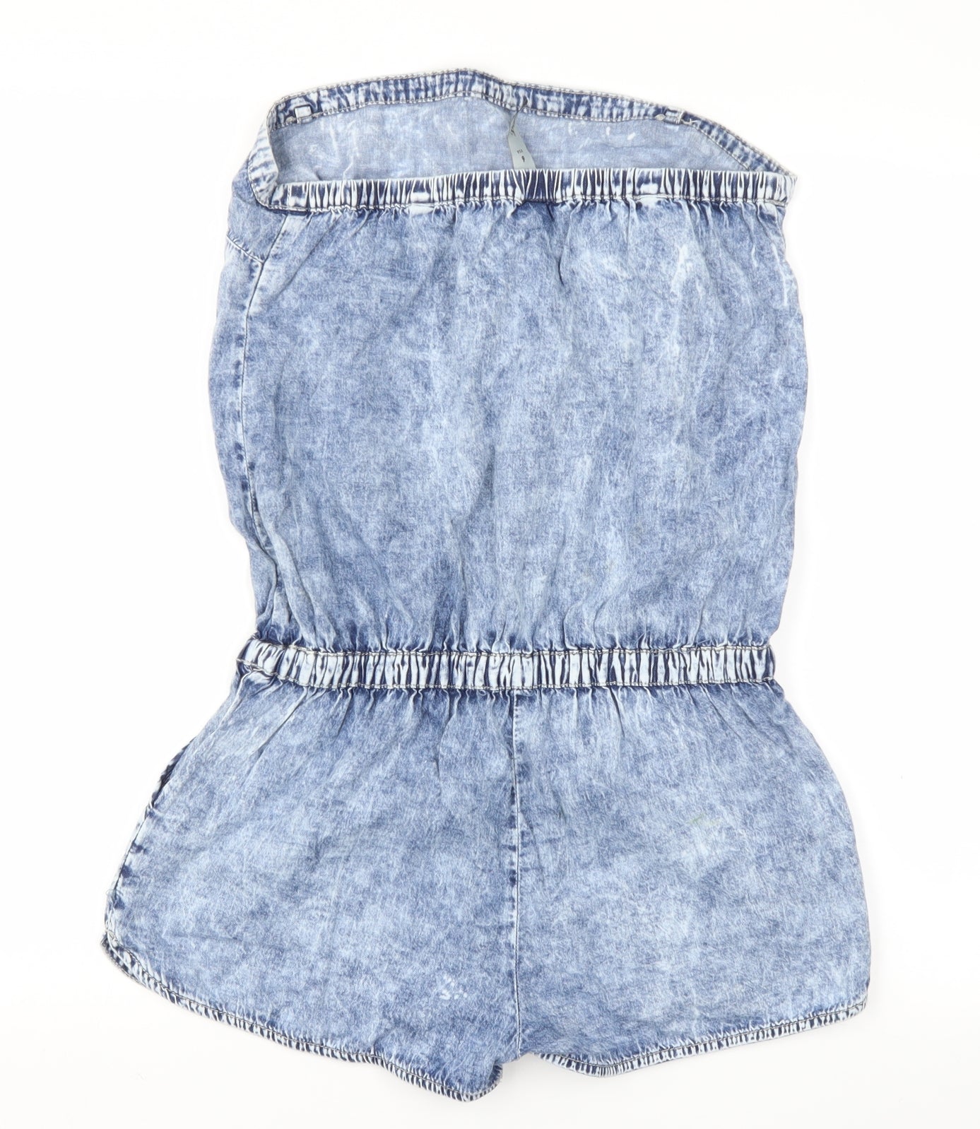 Denim & Co. Womens Blue   Playsuit One-Piece Size 10
