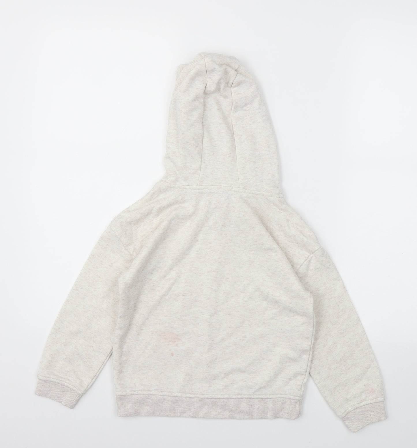 Primark Girls Ivory Animal Print  Pullover Jumper Size 6-7 Years