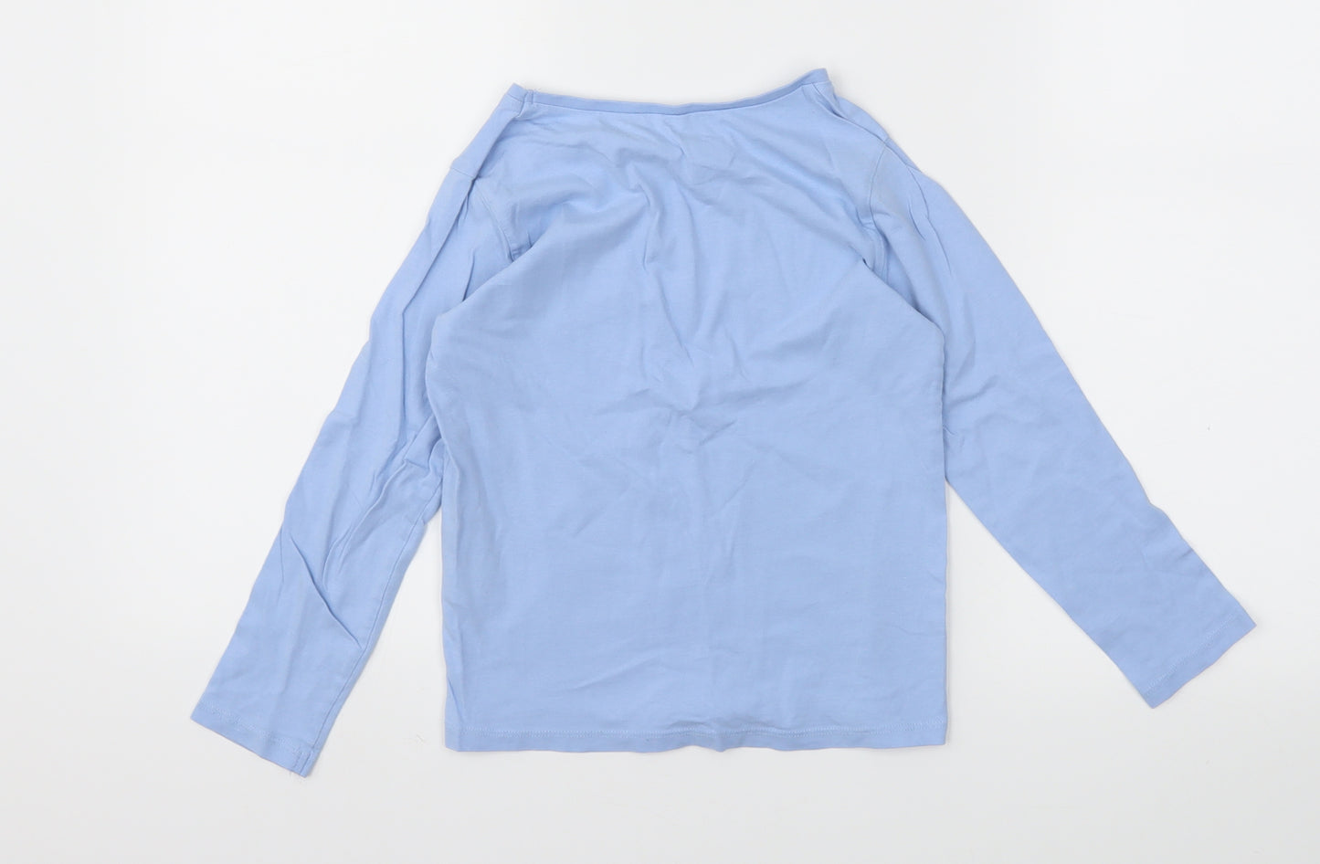 George Girls Blue   Basic T-Shirt Size 6-7 Years