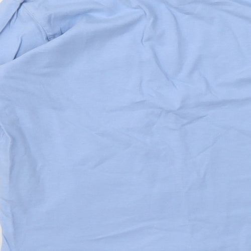 George Girls Blue   Basic T-Shirt Size 6-7 Years