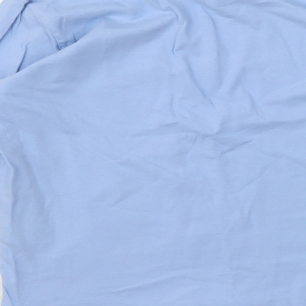 George Girls Blue   Basic T-Shirt Size 6-7 Years