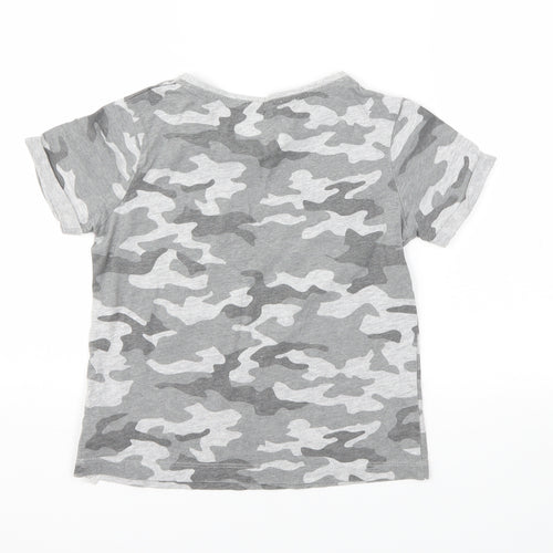 Primark Girls Grey   Basic T-Shirt Size 7-8 Years
