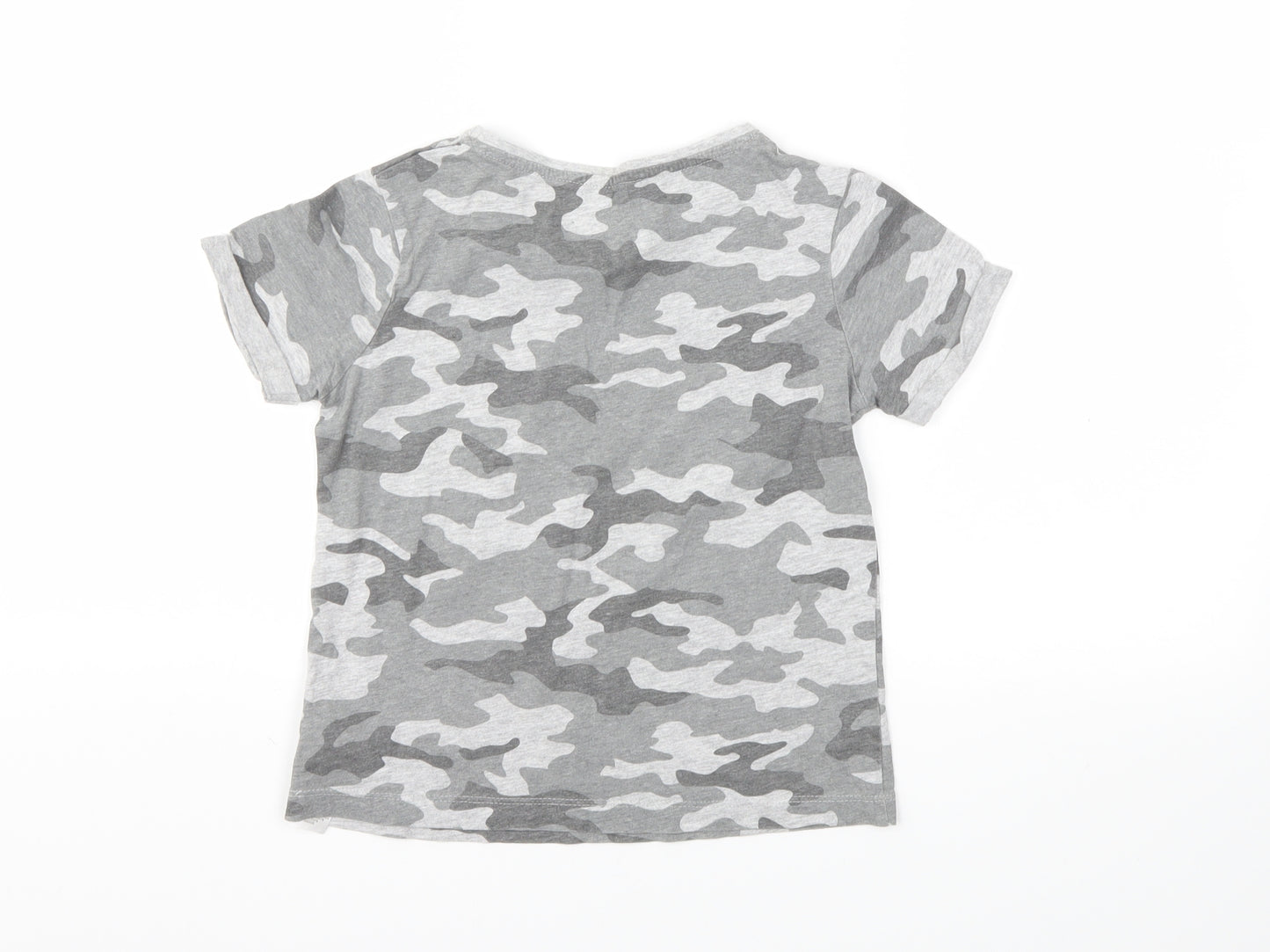 Primark Girls Grey   Basic T-Shirt Size 7-8 Years