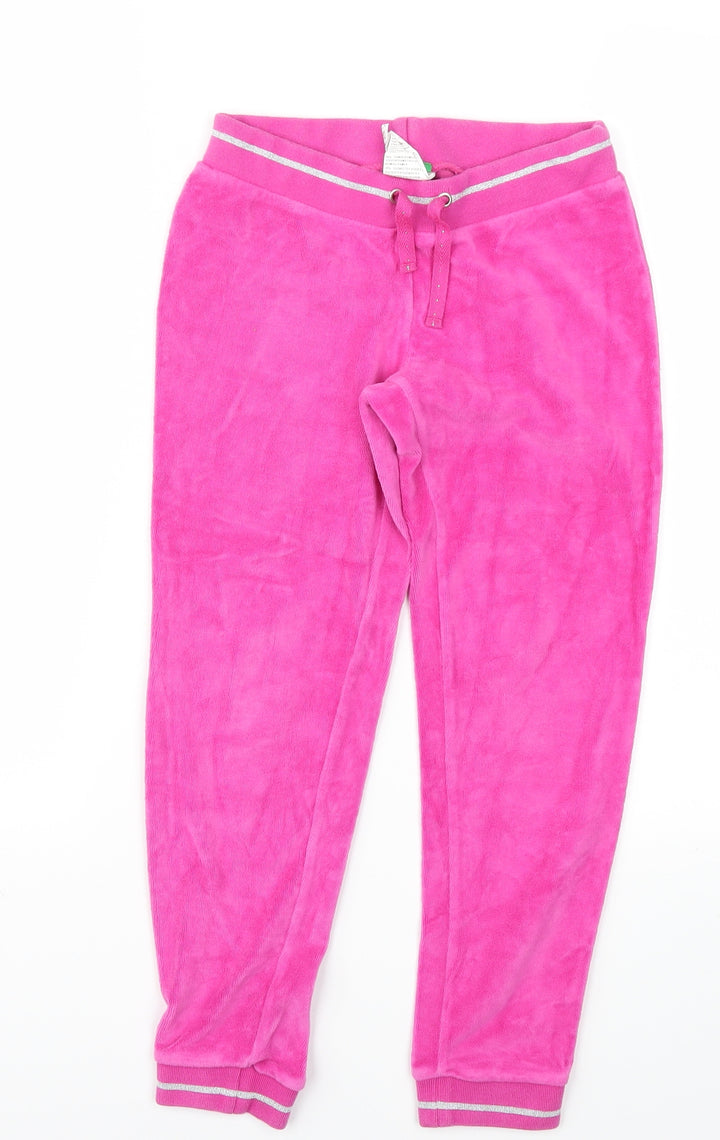 United Colors of Benetton Girls Pink   Jogger Trousers Size M