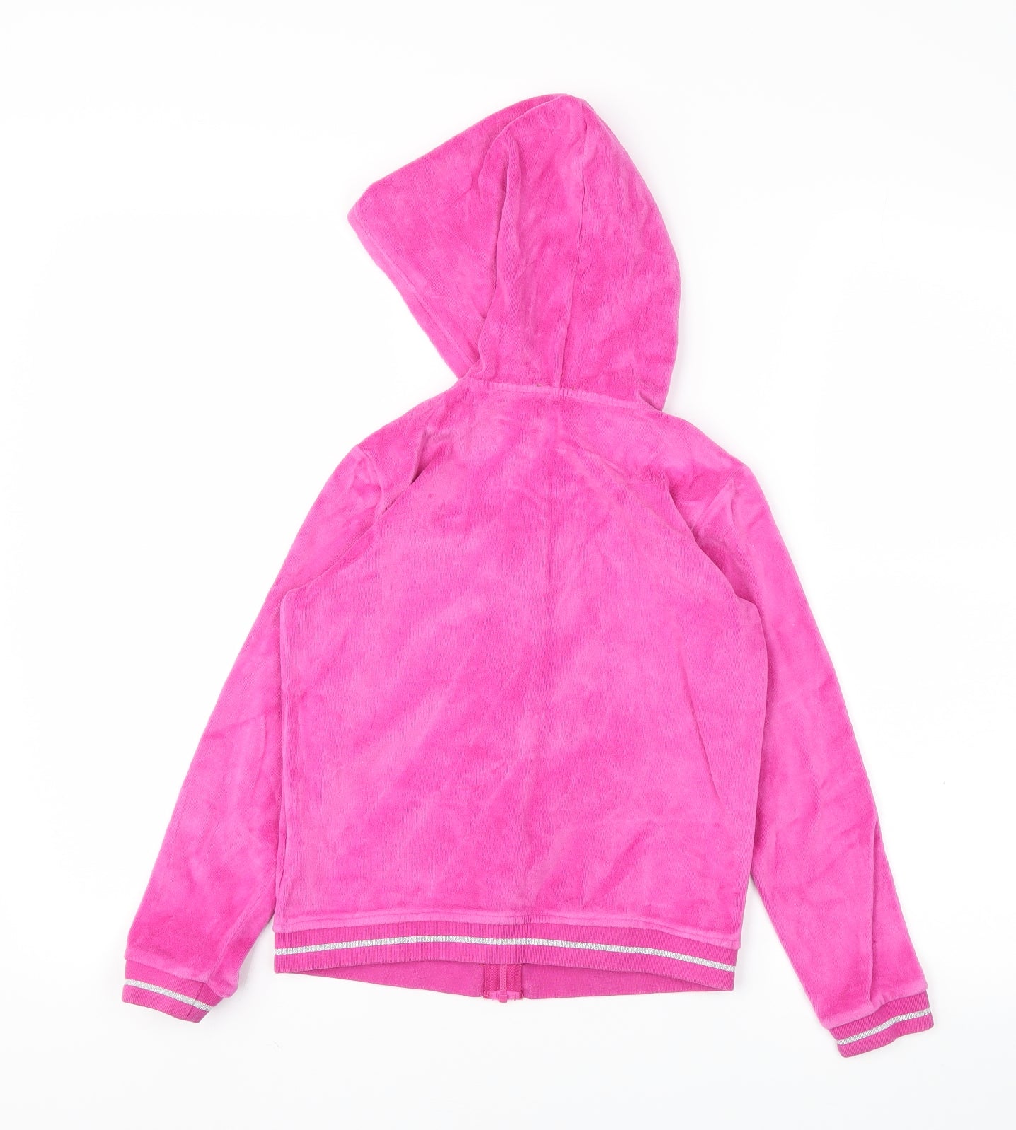 United Colors of Benetton Girls Pink   Full Zip Jumper Size M