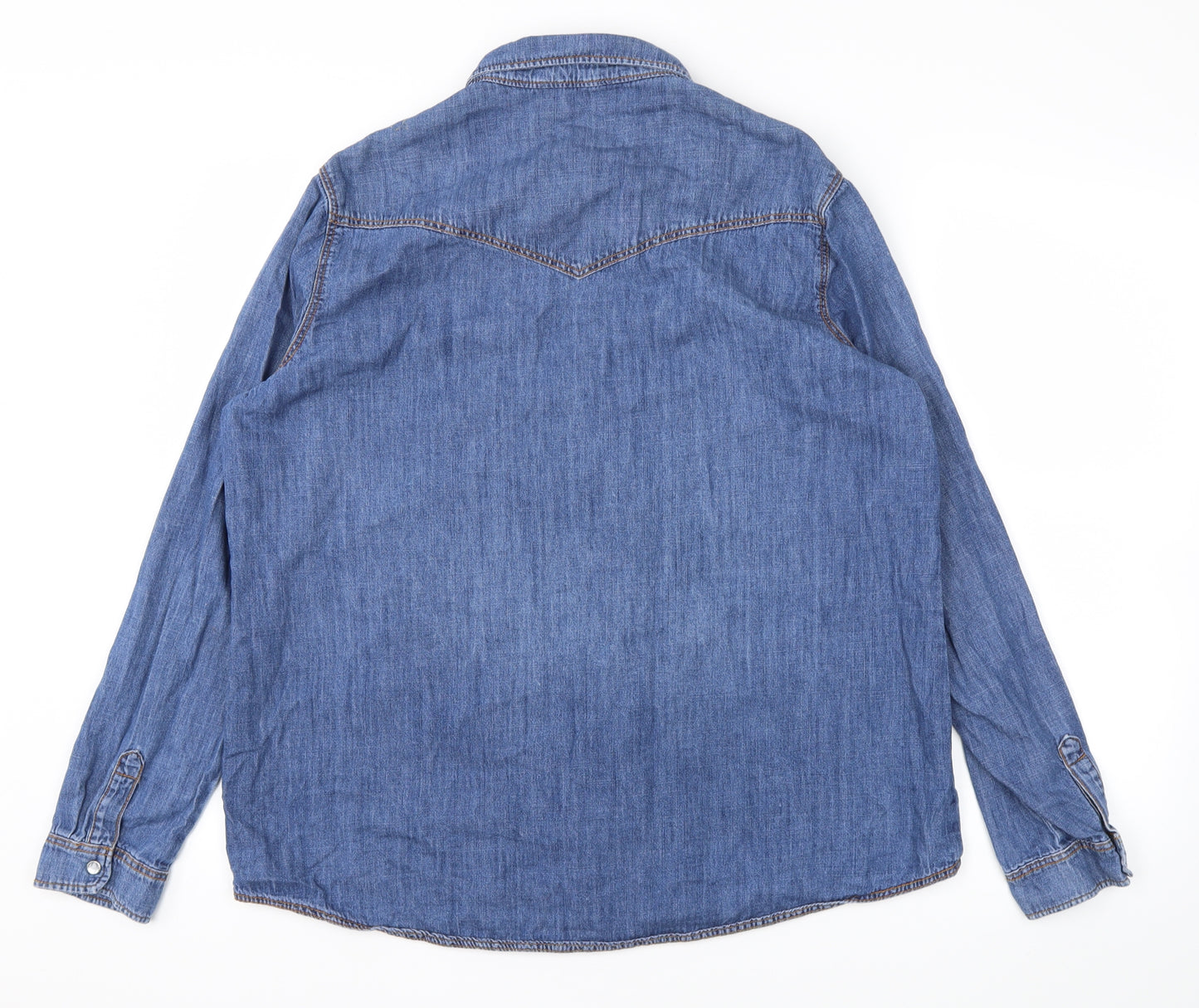 DENIM  Womens Blue   Basic T-Shirt Size 16