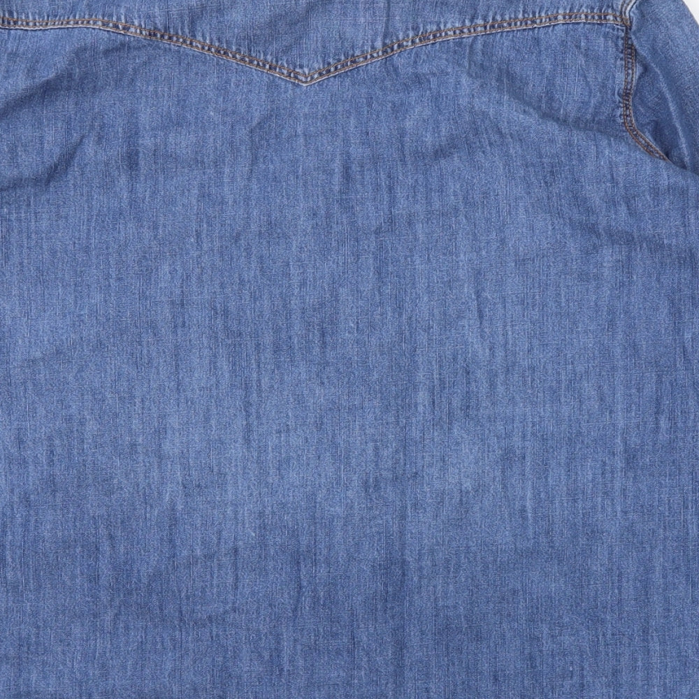 DENIM  Womens Blue   Basic T-Shirt Size 16
