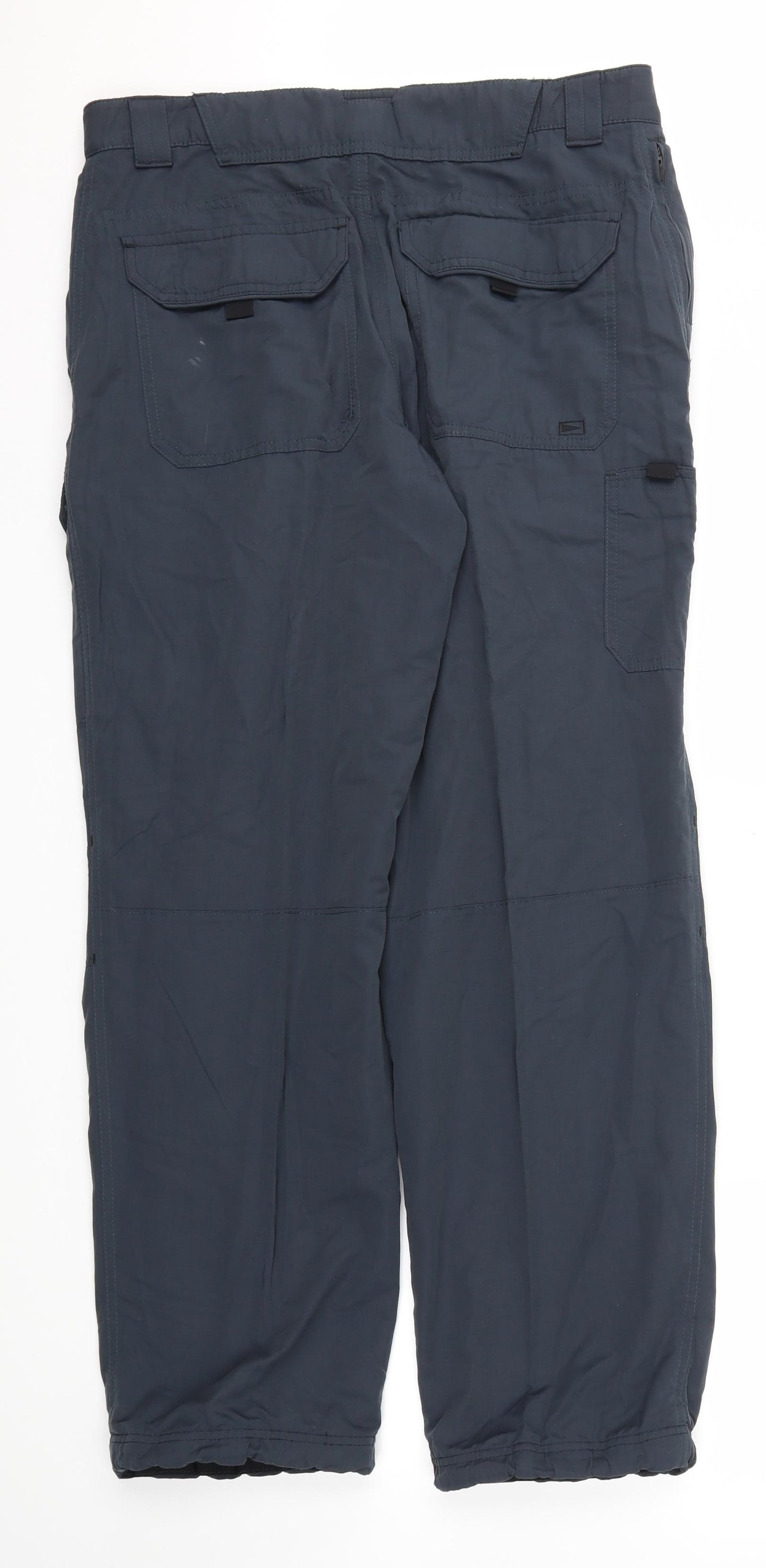 Blue Harbour Mens Blue Houndstooth  Jogger Trousers Size 34 L31 in