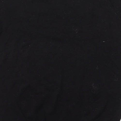M&S Womens Black   Basic T-Shirt Size 6
