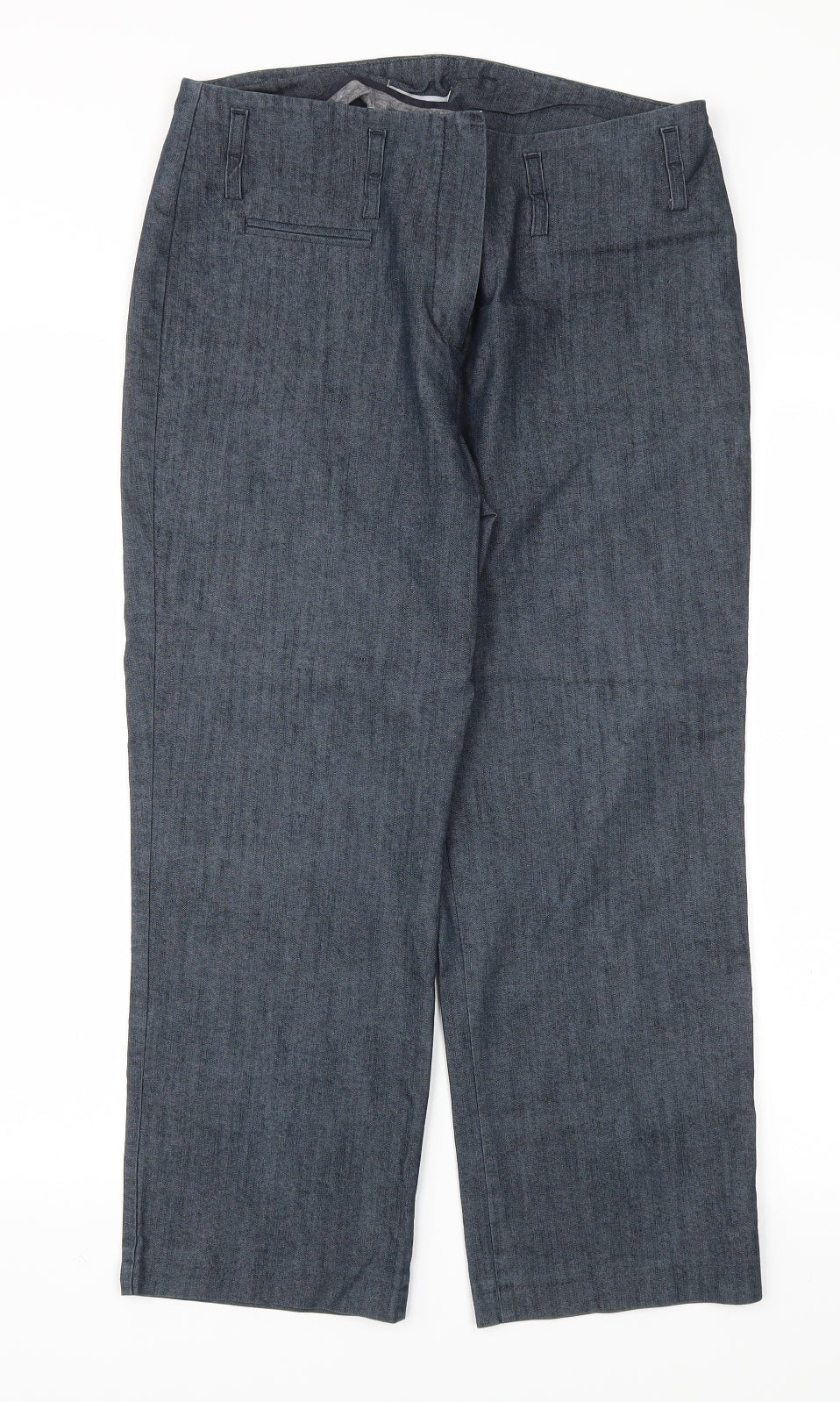 M&S Womens Grey   Trousers  Size 12 L24 in