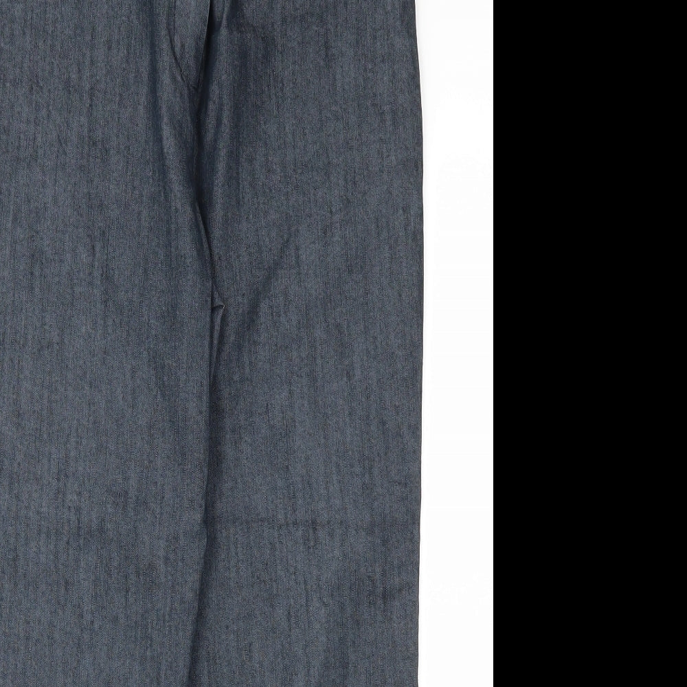 M&S Womens Grey   Trousers  Size 12 L24 in