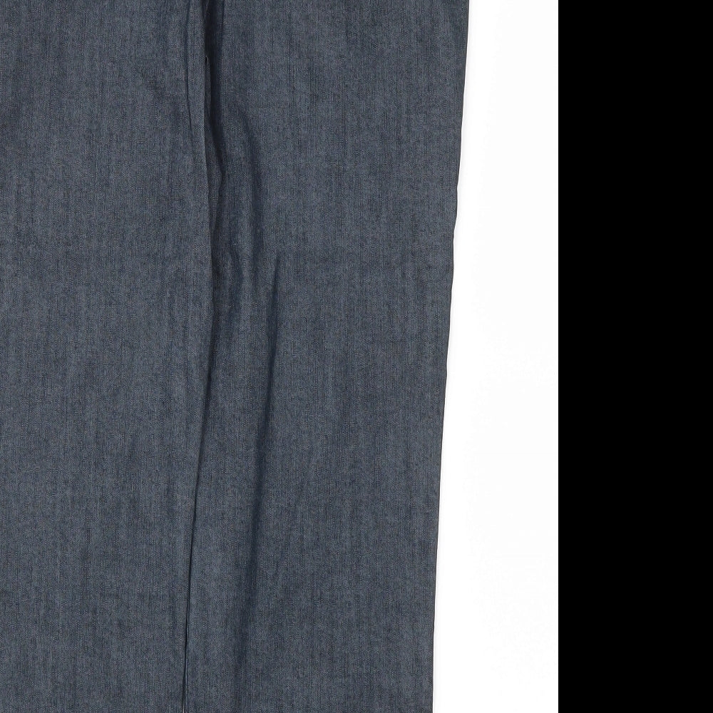 M&S Womens Grey   Trousers  Size 12 L24 in