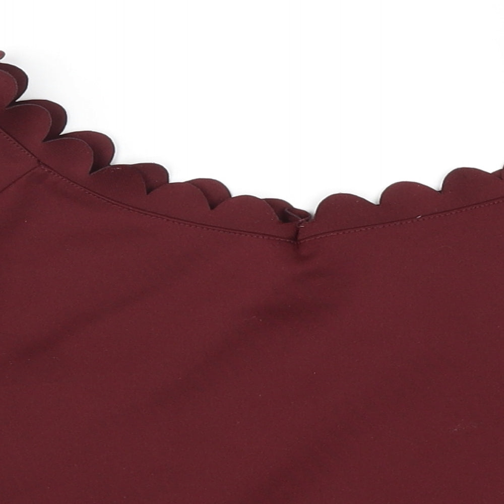 New Look Womens Red   Basic T-Shirt Size 6