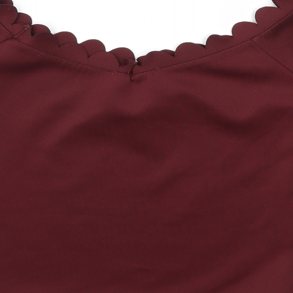 New Look Womens Red   Basic T-Shirt Size 6