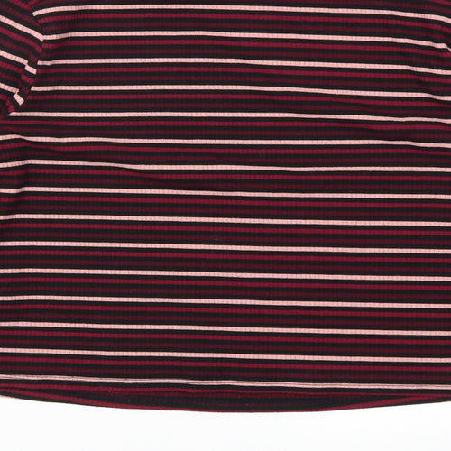 Primark Womens Red Striped  Basic T-Shirt Size XL