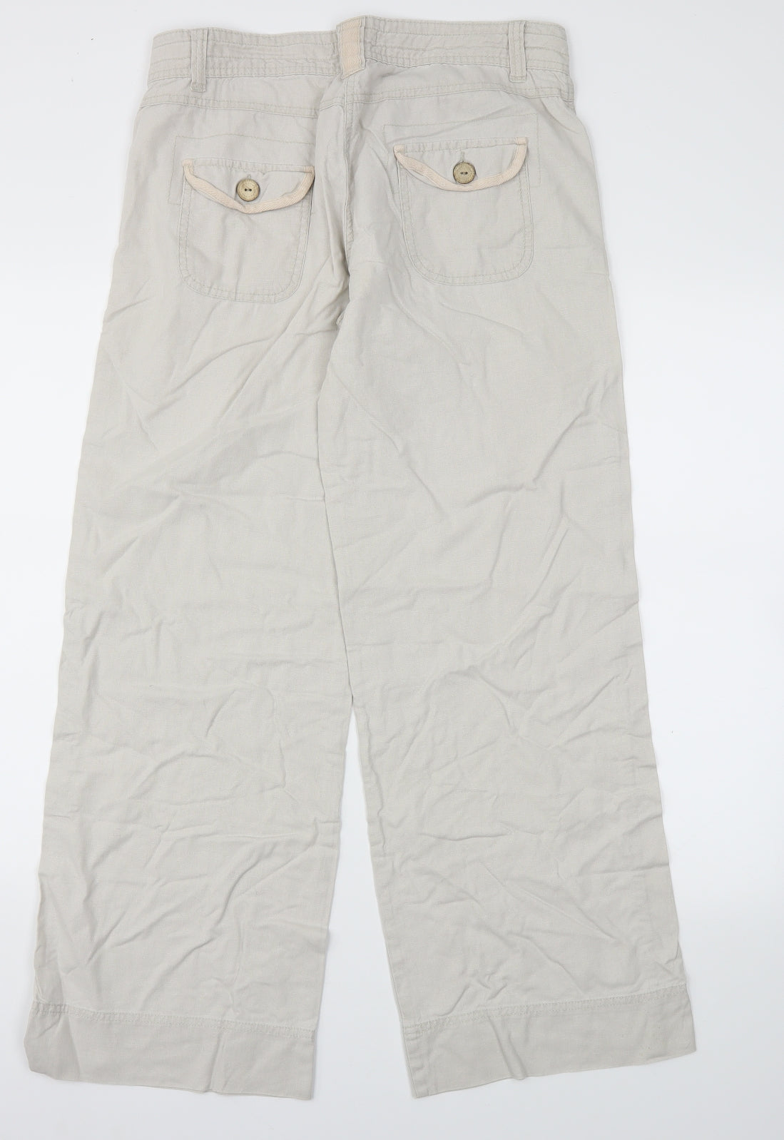George Womens Grey   Trousers  Size 10 L29 in