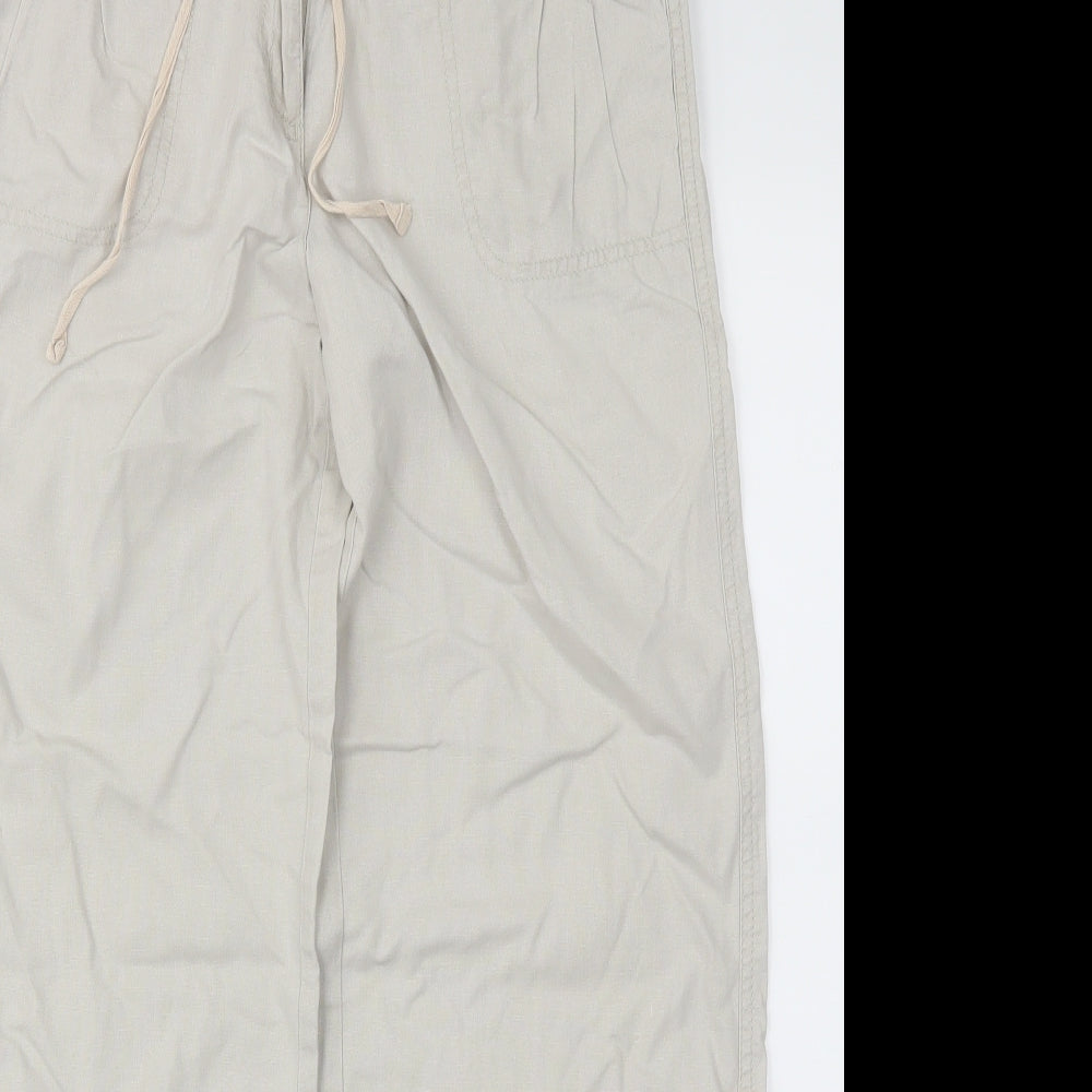 George Womens Grey   Trousers  Size 10 L29 in