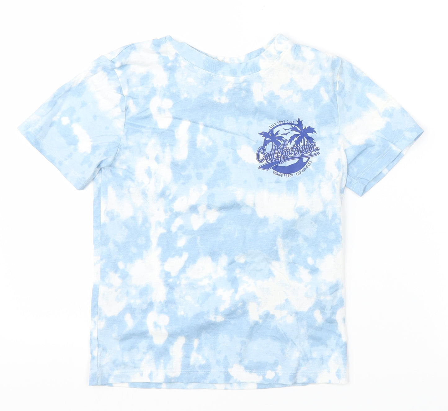 H&M Girls Blue   Basic T-Shirt Size 5-6 Years