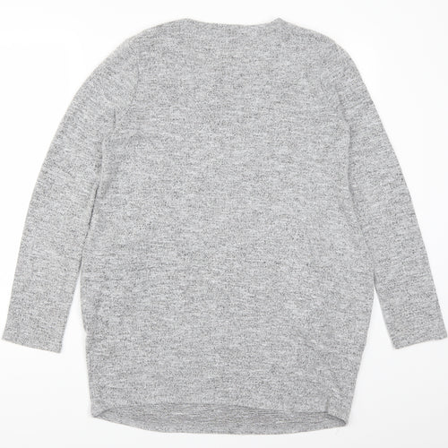 Preworn Womens Grey   Jumper Dress  Size 10