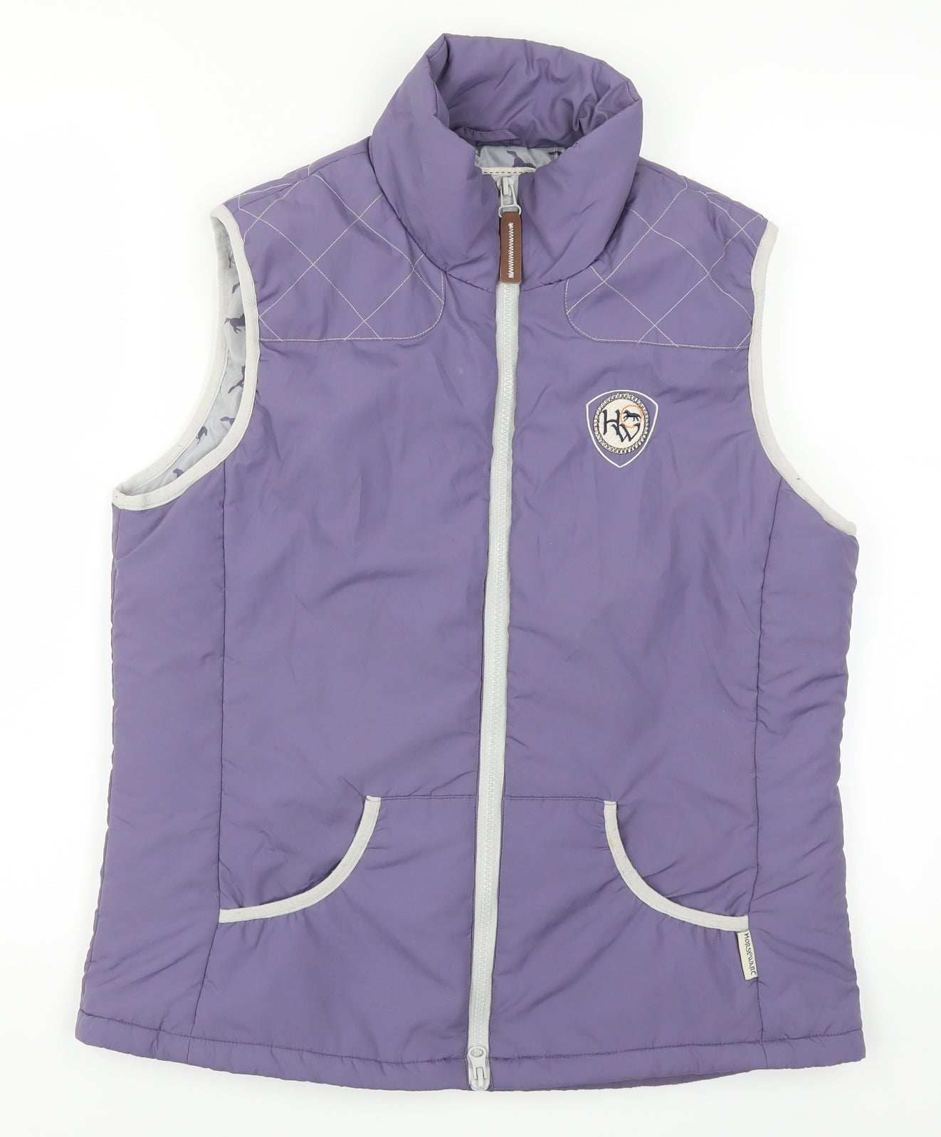 horsewear Womens Purple   Gilet Coat Size 12