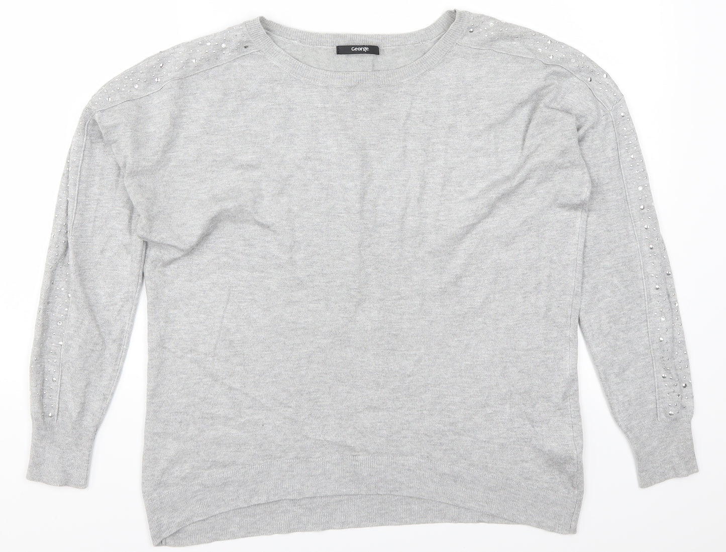 George Womens Grey   Pullover Jumper Size 12