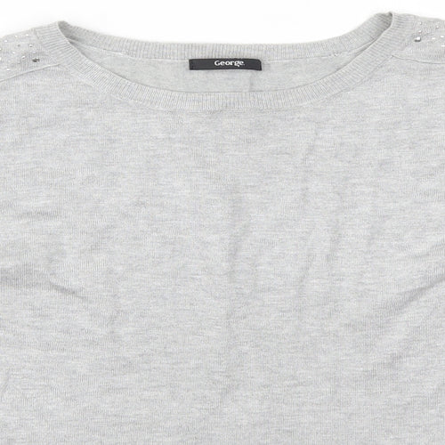 George Womens Grey   Pullover Jumper Size 12
