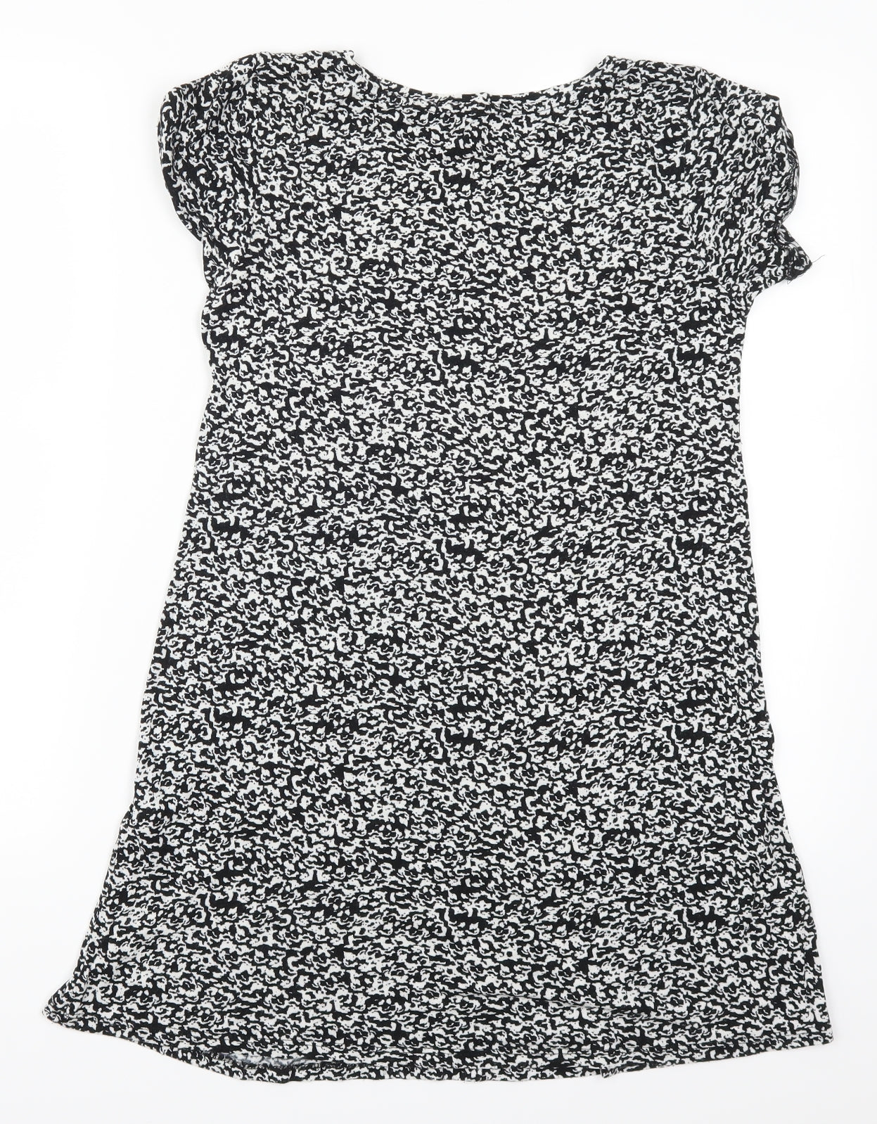 George Womens Grey Geometric  T-Shirt Dress  Size 10