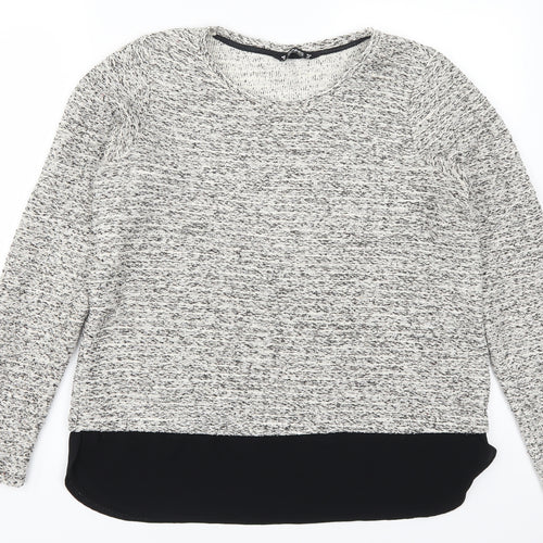 Dunnes Womens Grey   Pullover Jumper Size M