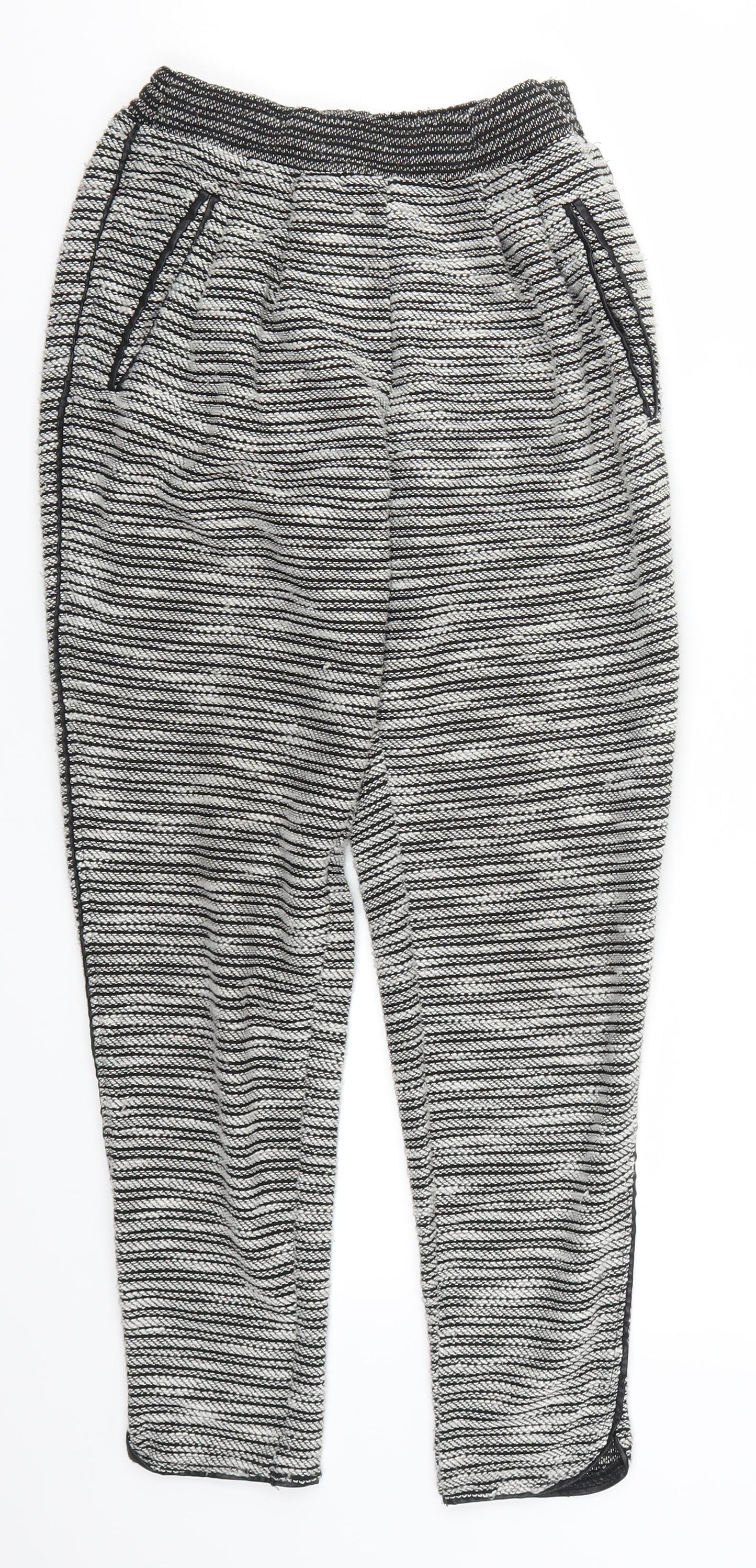 H&M Womens Grey   Sweatpants Trousers Size XS L23 in