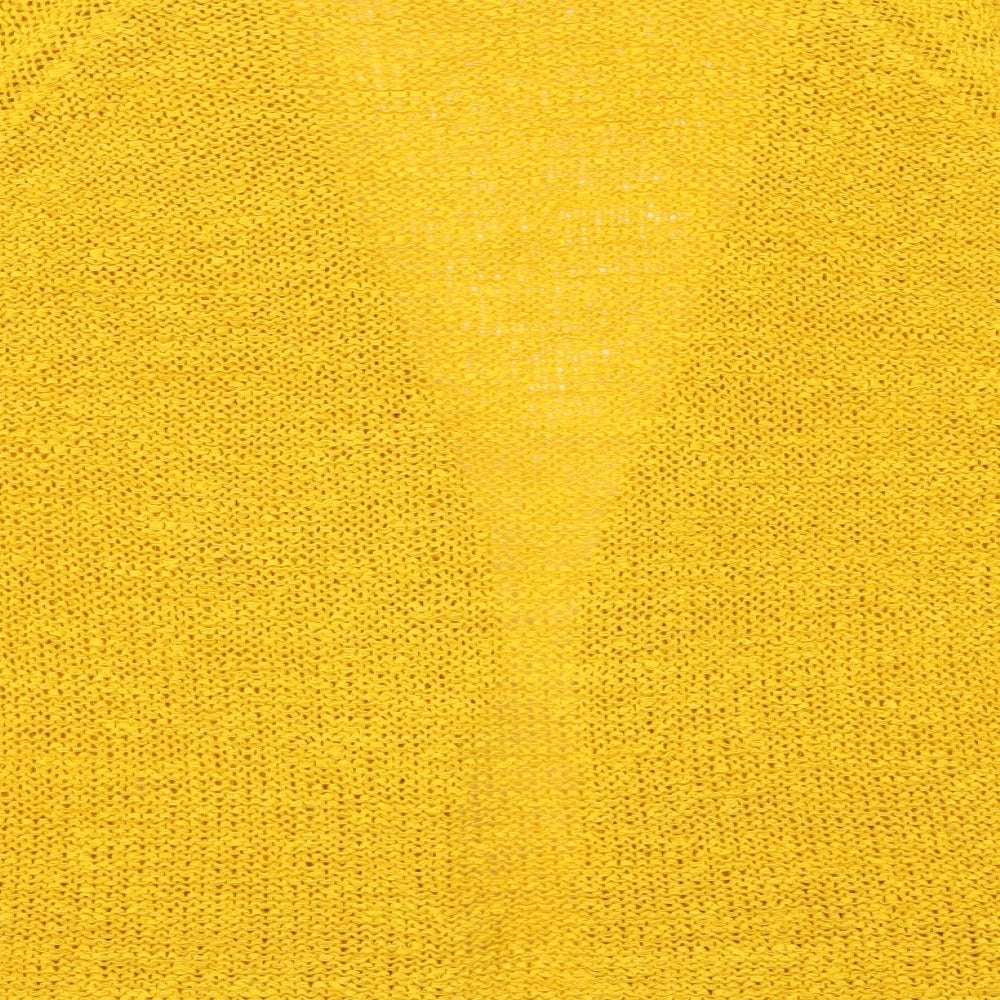 Papaya Womens Yellow   Cardigan Jumper Size L