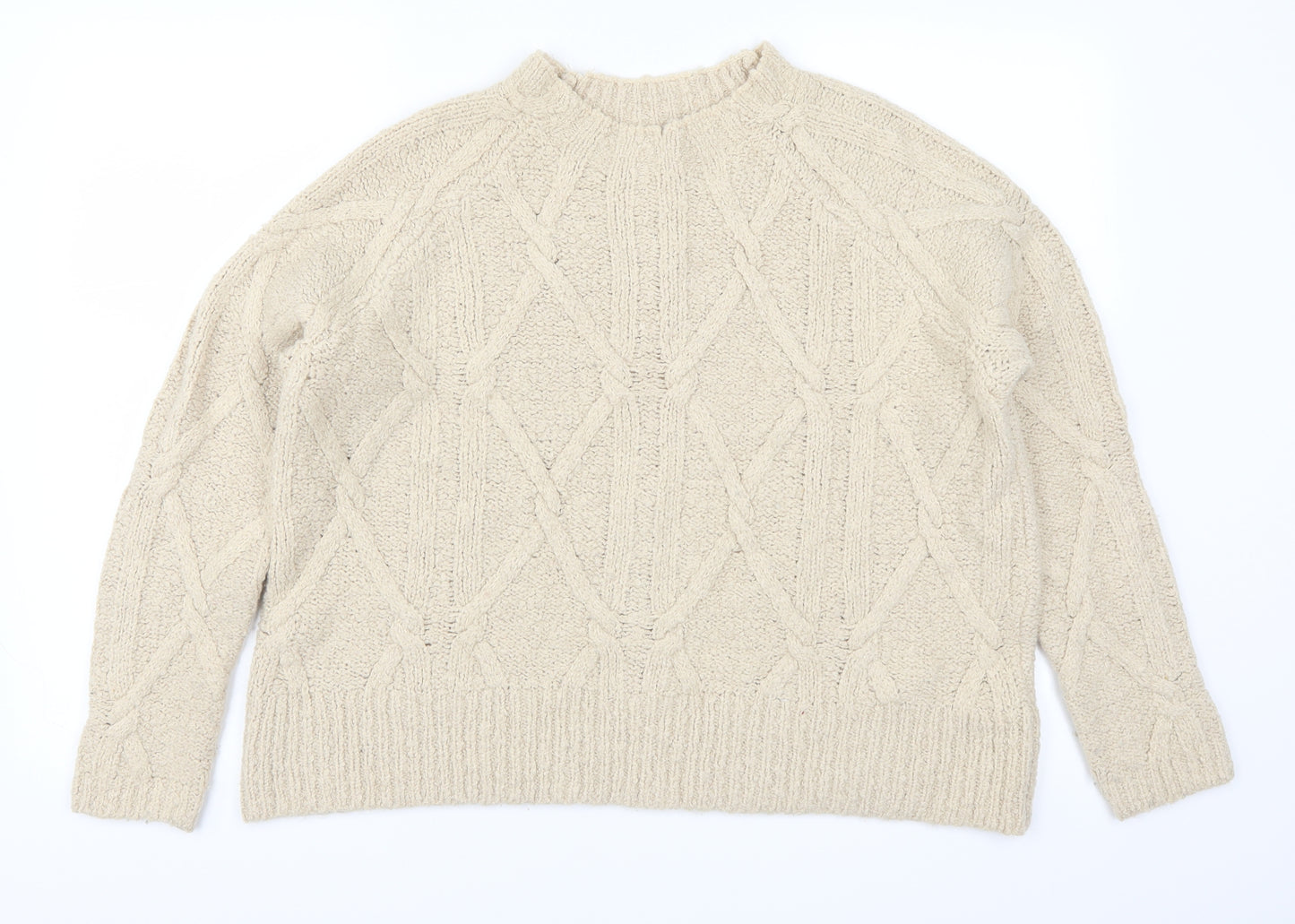 TU Womens Beige   Pullover Jumper Size 20