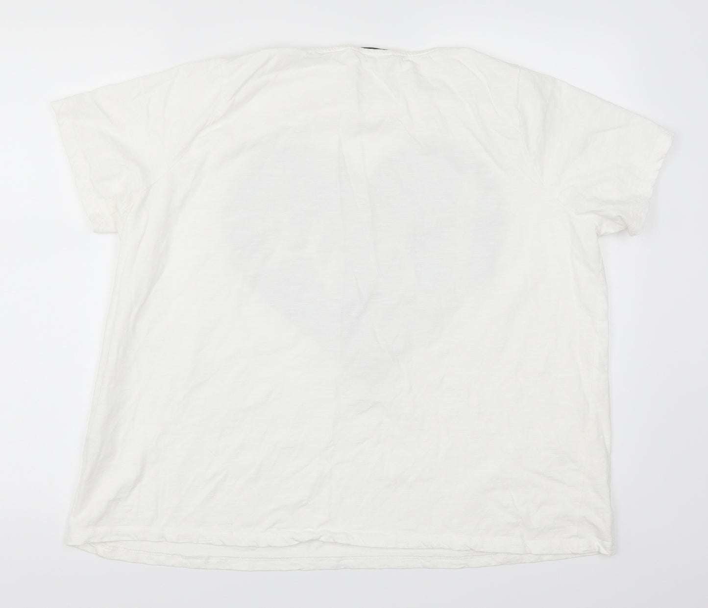 TU Womens White   Basic T-Shirt Size 20  - Love