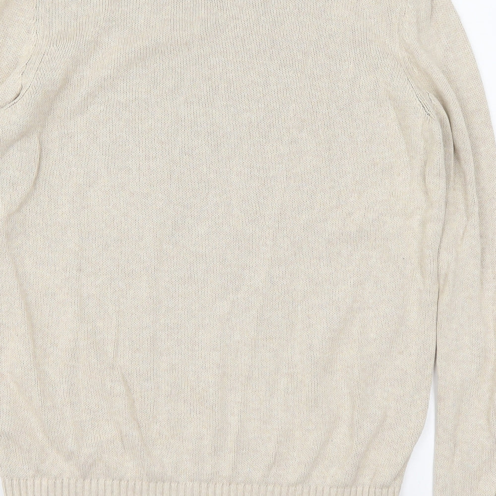 Red Herring Womens Beige   Pullover Jumper Size 14  - Owl