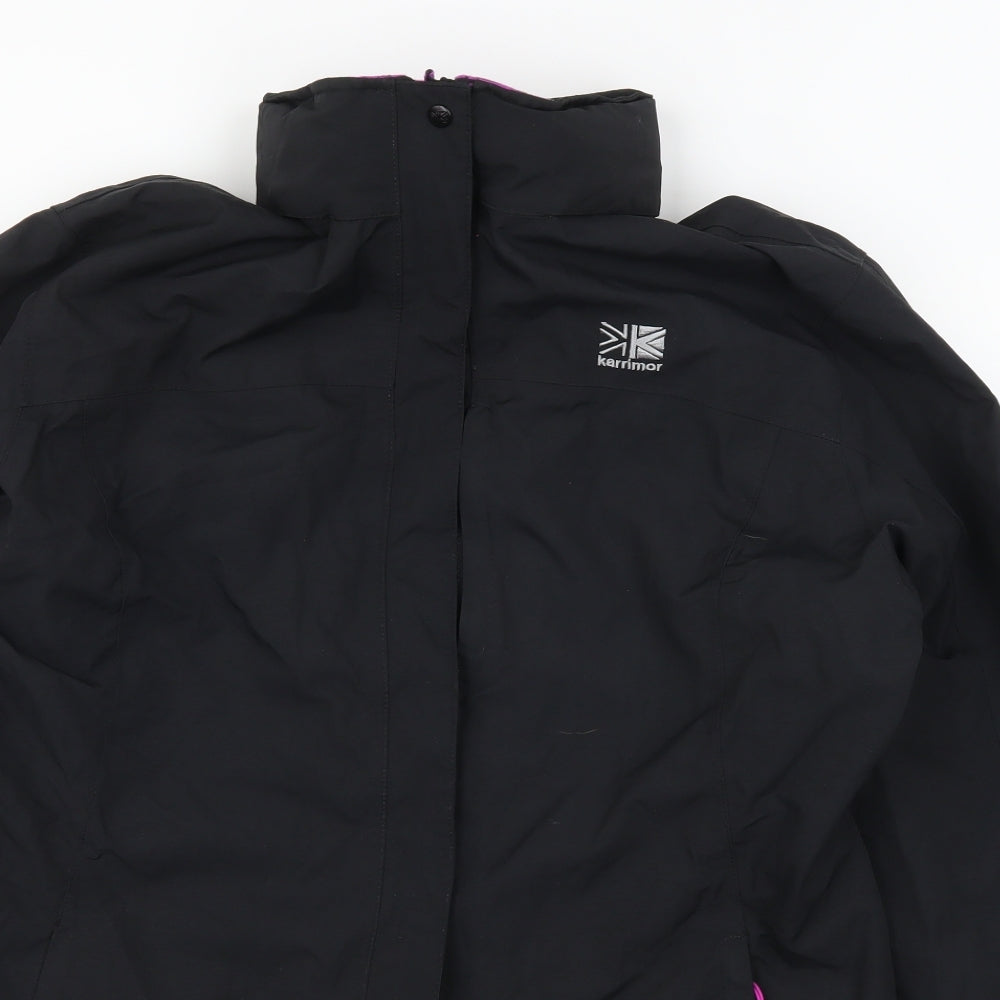 Karrimo Womens Black   Rain Coat Coat Size 18