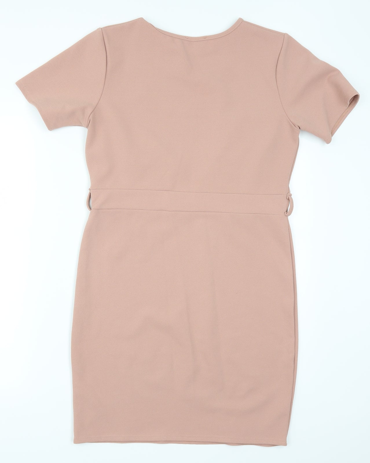 Boohoo Womens Pink   Pencil Dress  Size 14