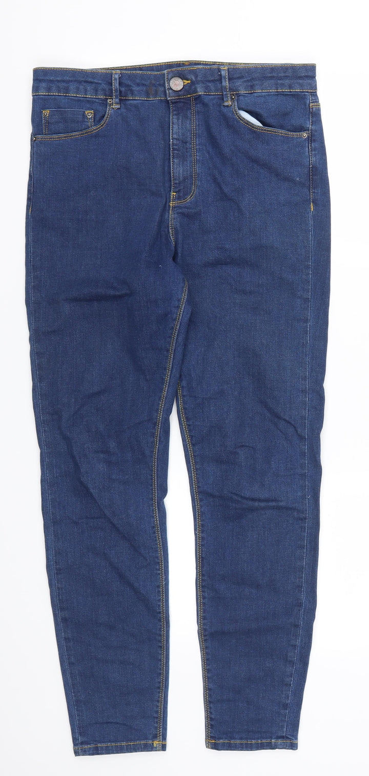 ASOS Womens Blue Denim Skinny Jeans Size 30 in L26 in