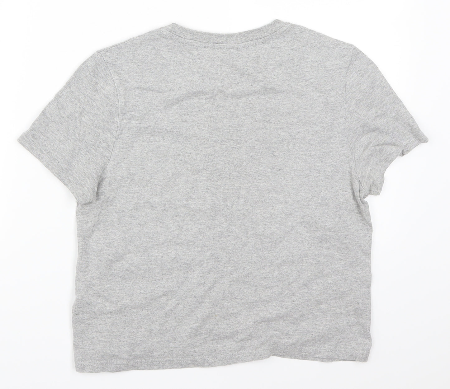 Topshop Womens Grey   Basic T-Shirt Size 10