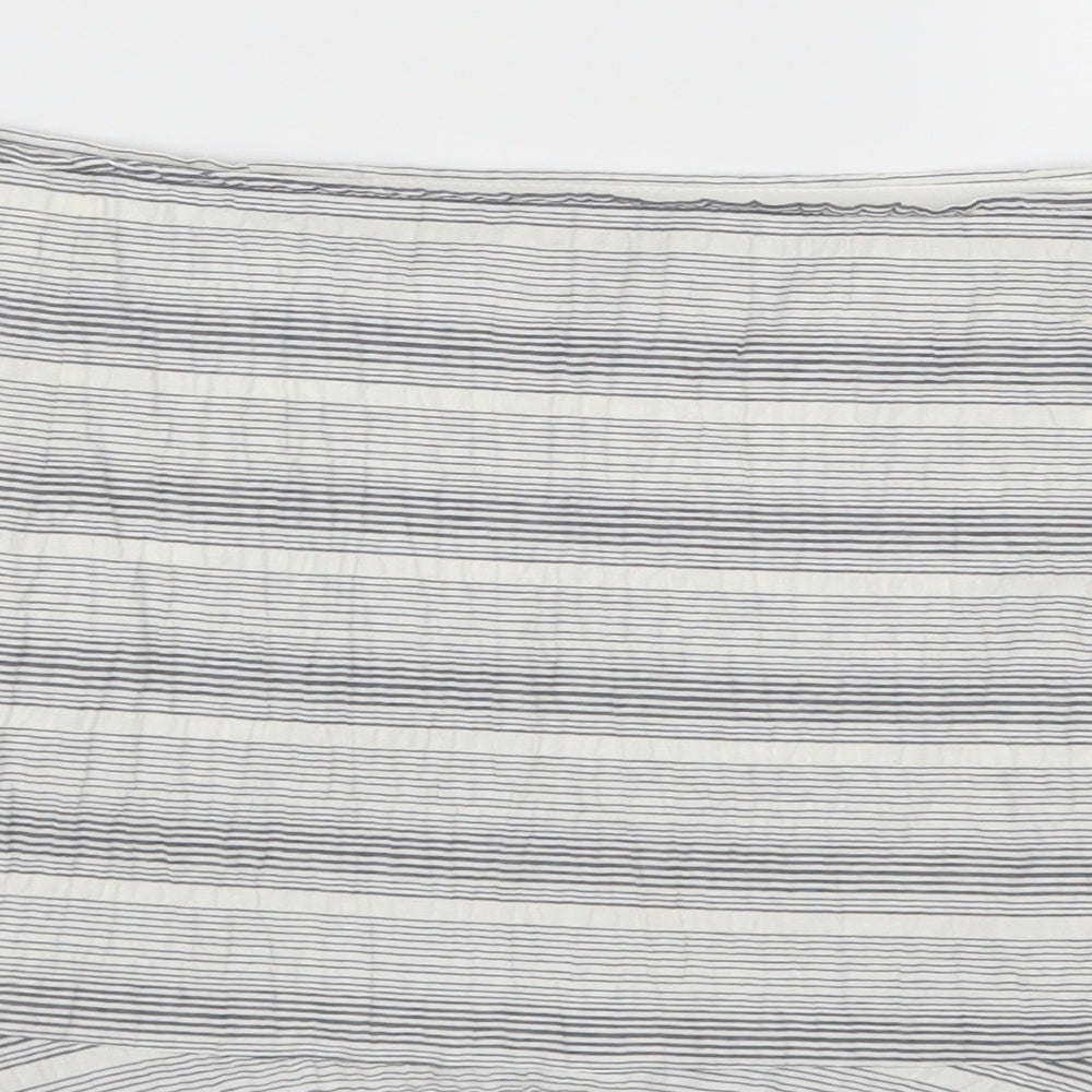 TU Womens Grey Striped  Tulip Skirt Size 16