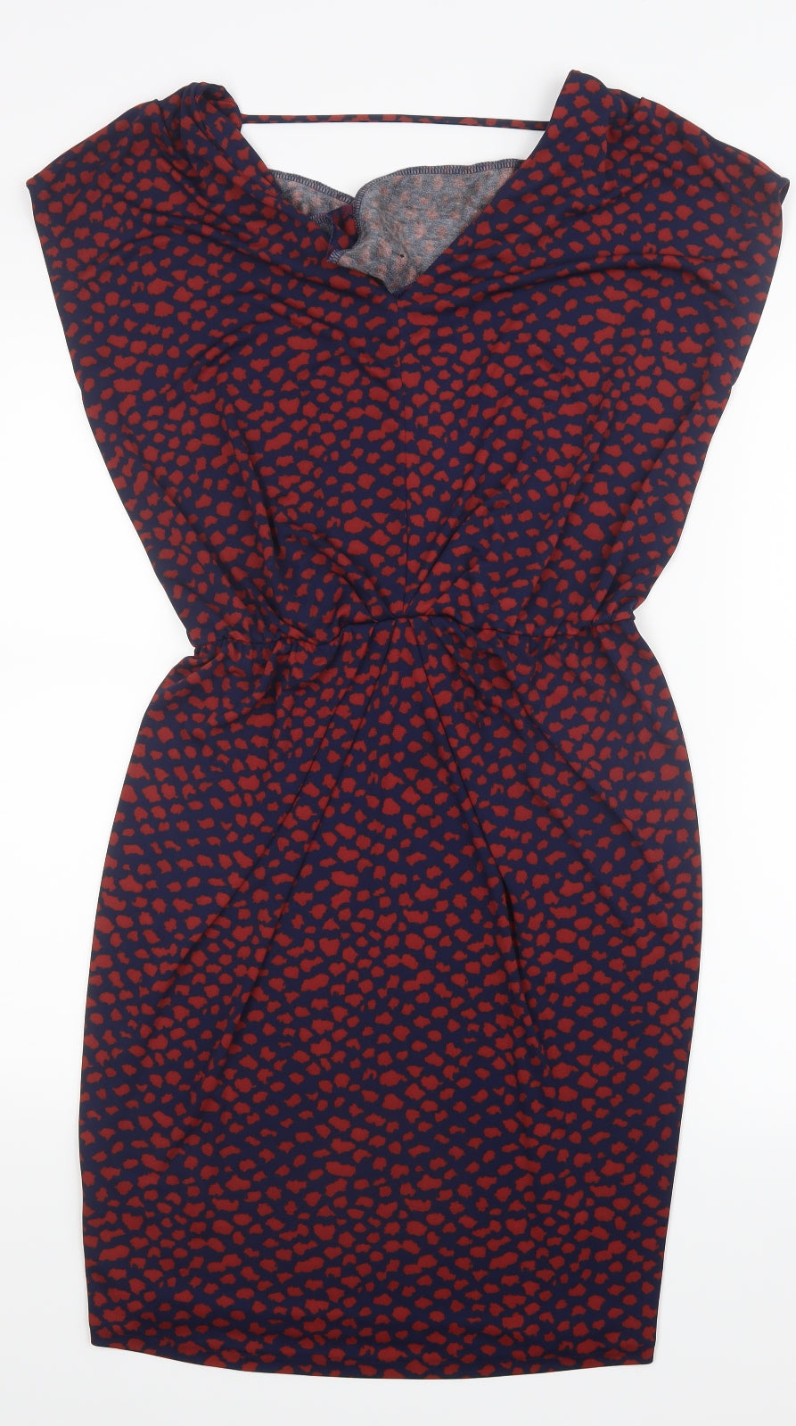 NEXT Womens Blue Geometric  Shirt Dress  Size 12